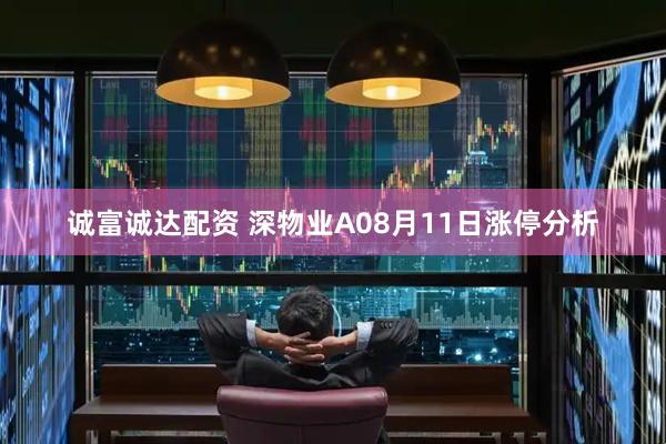 诚富诚达配资 深物业A08月11日涨停分析